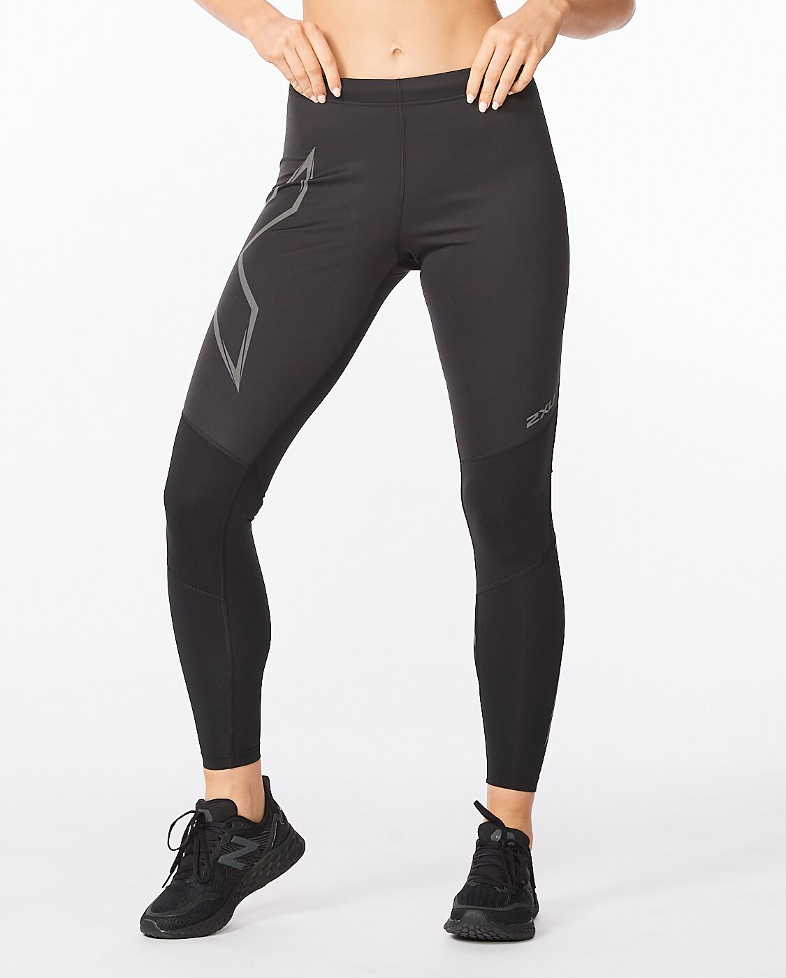 Nike Women's Shield Running Leggings, Black,XL - US