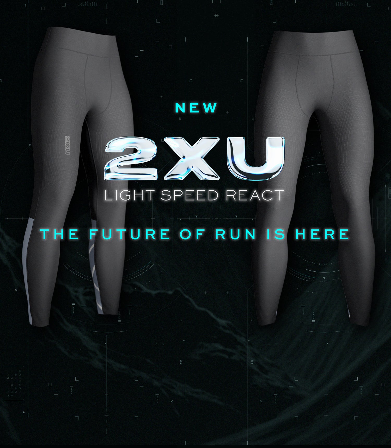 Breathable & Anti-fungal 2xu Compression Tights for All 