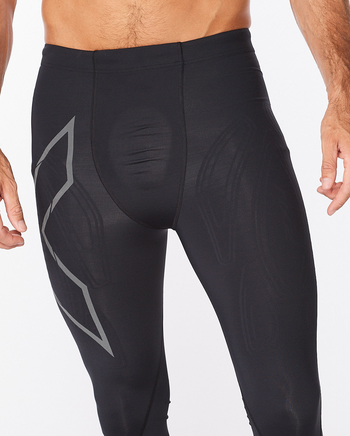2XU Men's Accelerate Compression Tights with Storage Black - Toby's Sports