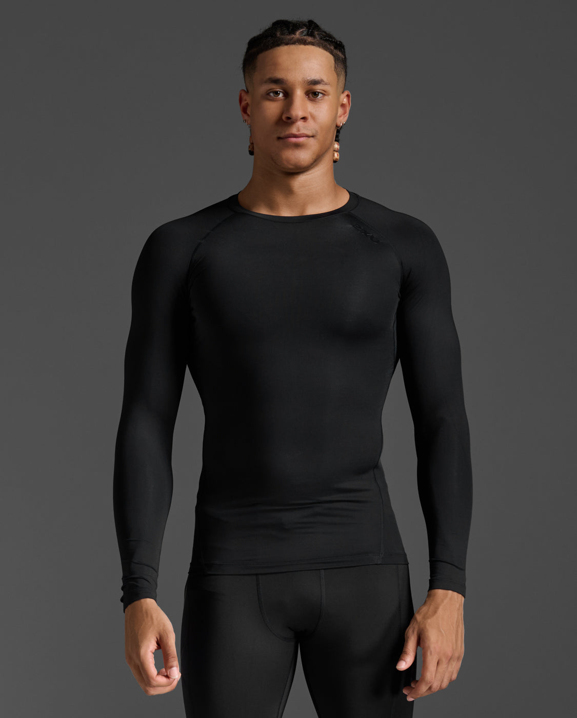 Men's Long Sleeve Compression Shirt, Black – 2XU US