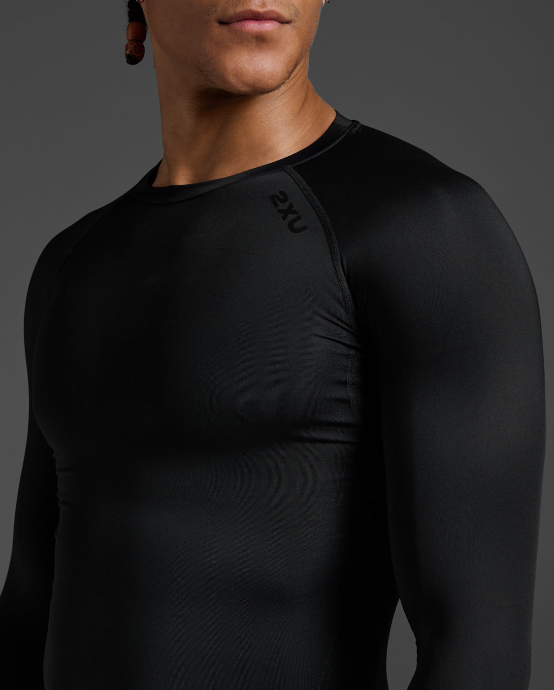 Men's Long Sleeve Compression Shirt, Black – 2XU US
