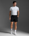 Core Compression Short Sleeve - White/No Logo