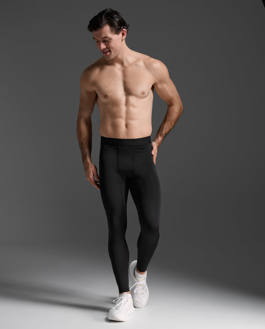 Gym Leggings Men's Compression Leggings Skinny Fit Gym Pants (90