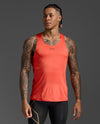 Light Speed Tech Singlet - Ember/Black Reflective