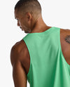 Light Speed Tech Singlet - Spring Green/Black Reflective