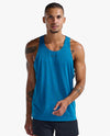 Light Speed Tech Singlet - Seaport/Black Reflective