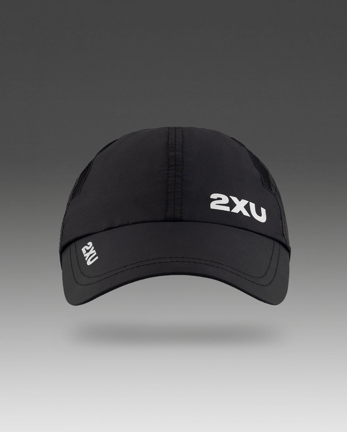 NEW -‎ 2XU - Unisex Run Cap Hat Black OSFM moisture wicking pony tail hole 2XU Unisex Run Cap Black Black | Sports Direct Australia main image 4