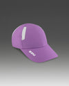 Run Cap - Thistle/White