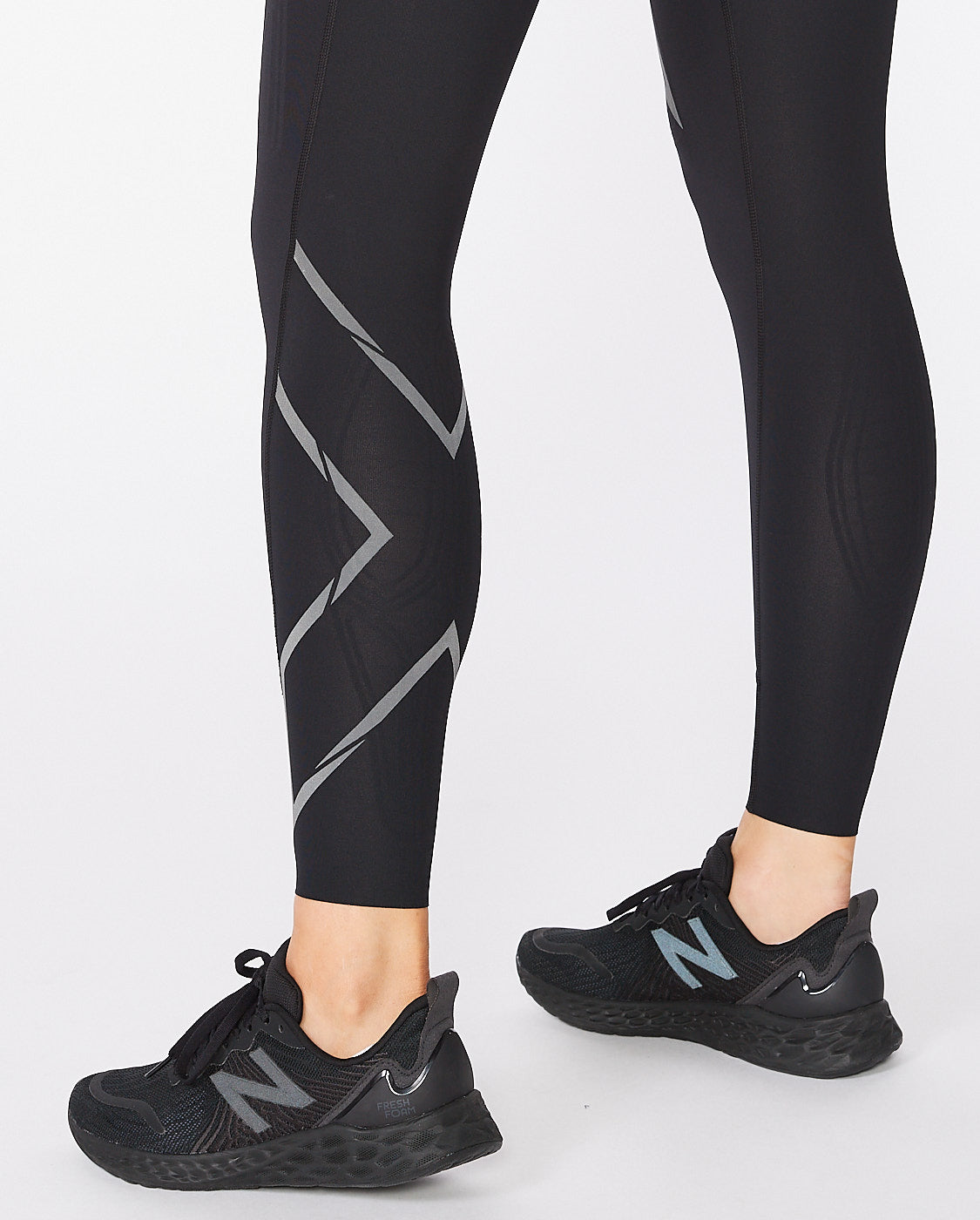 Calzas Compresión Mujer Light Speed Mid-Rise Compression Tights - Blac