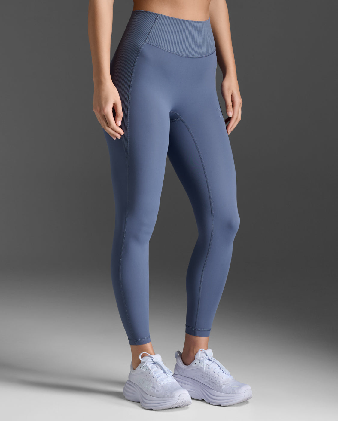 Ribbed Hi-Rise Compression Tights