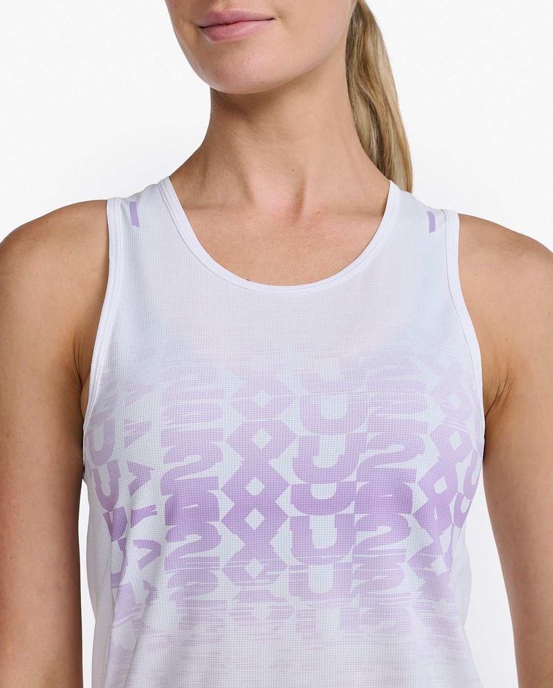 White/Lavender Reflective