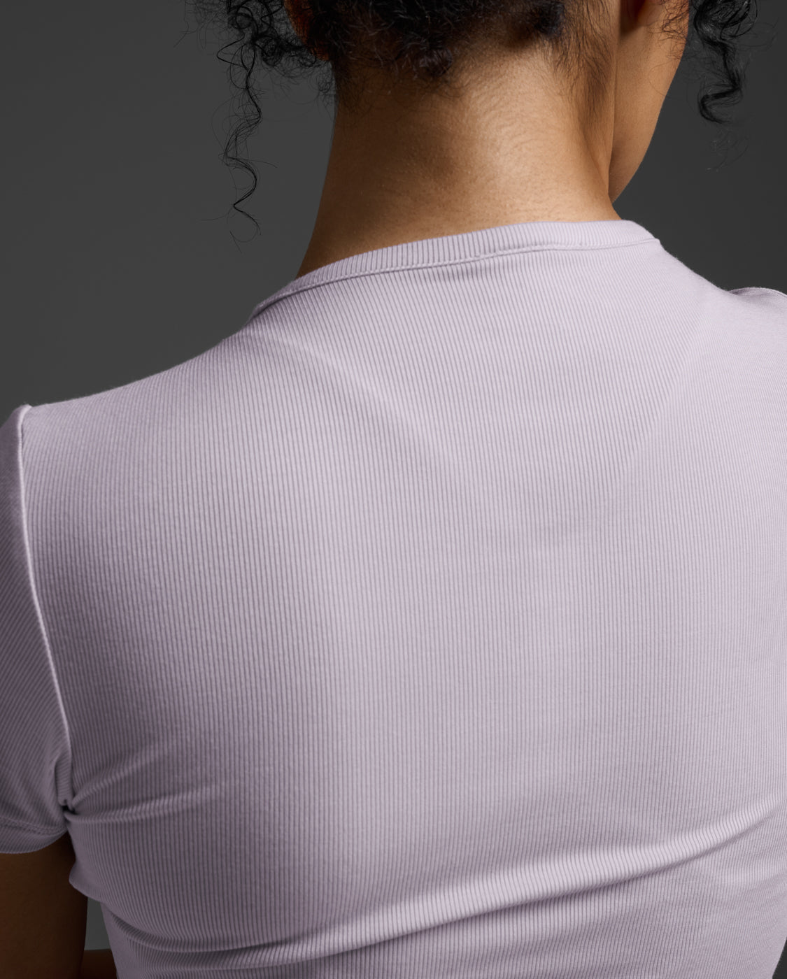 Fluid Ribbed Crop Tee