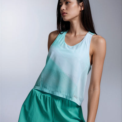 Light Speed React Crop Singlet