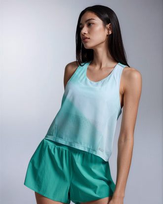 Light Speed React Crop Singlet