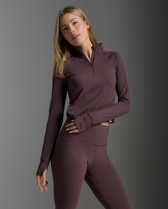 Flex Waffle 1/2 Zip Long Sleeve
